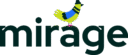 logo mirage noir oiseau